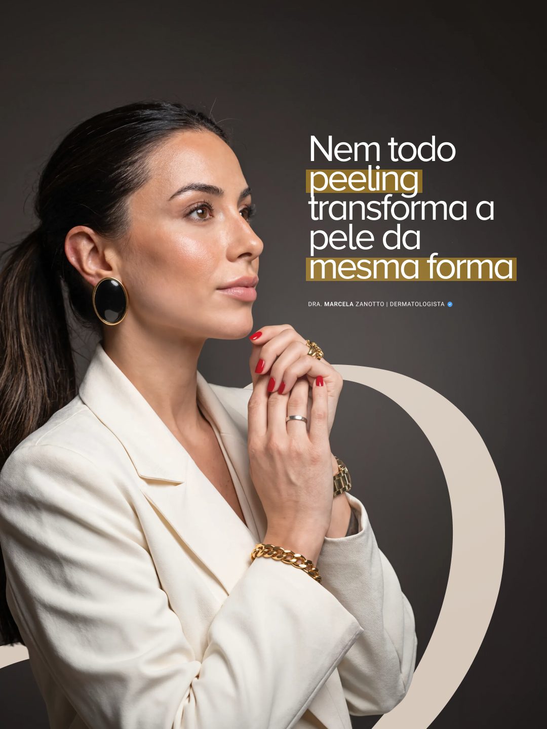 Arte de Instagram produzida para Dra. Marcella Zanotto