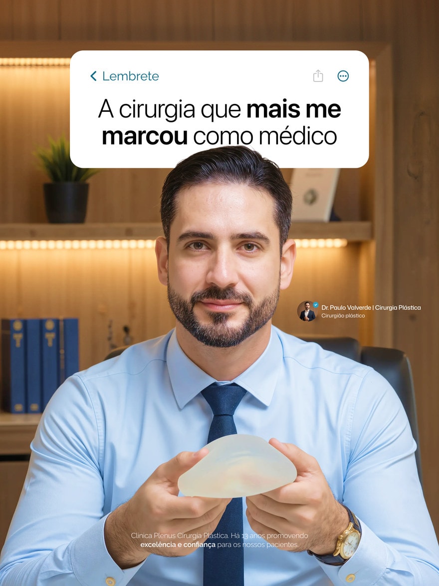 Arte de Instagram produzida pela Milano para cirurgiões plásticos atendidos