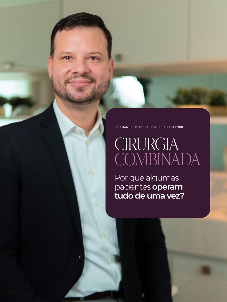 Arte de Instagram produzida pela Milano para Dr. Emanuel Oliveira
