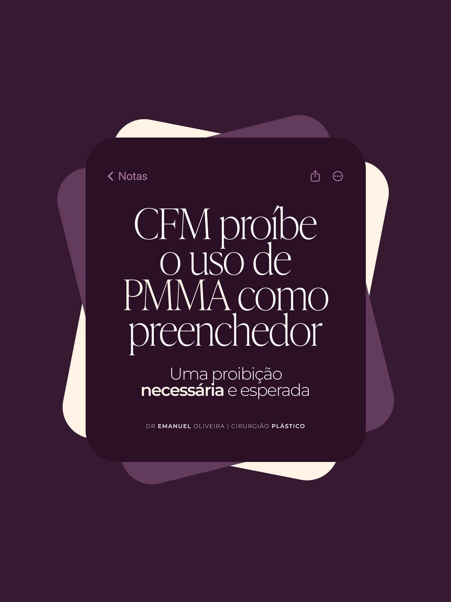Arte de Instagram produzida pela Milano para Dr. Emanuel Oliveira