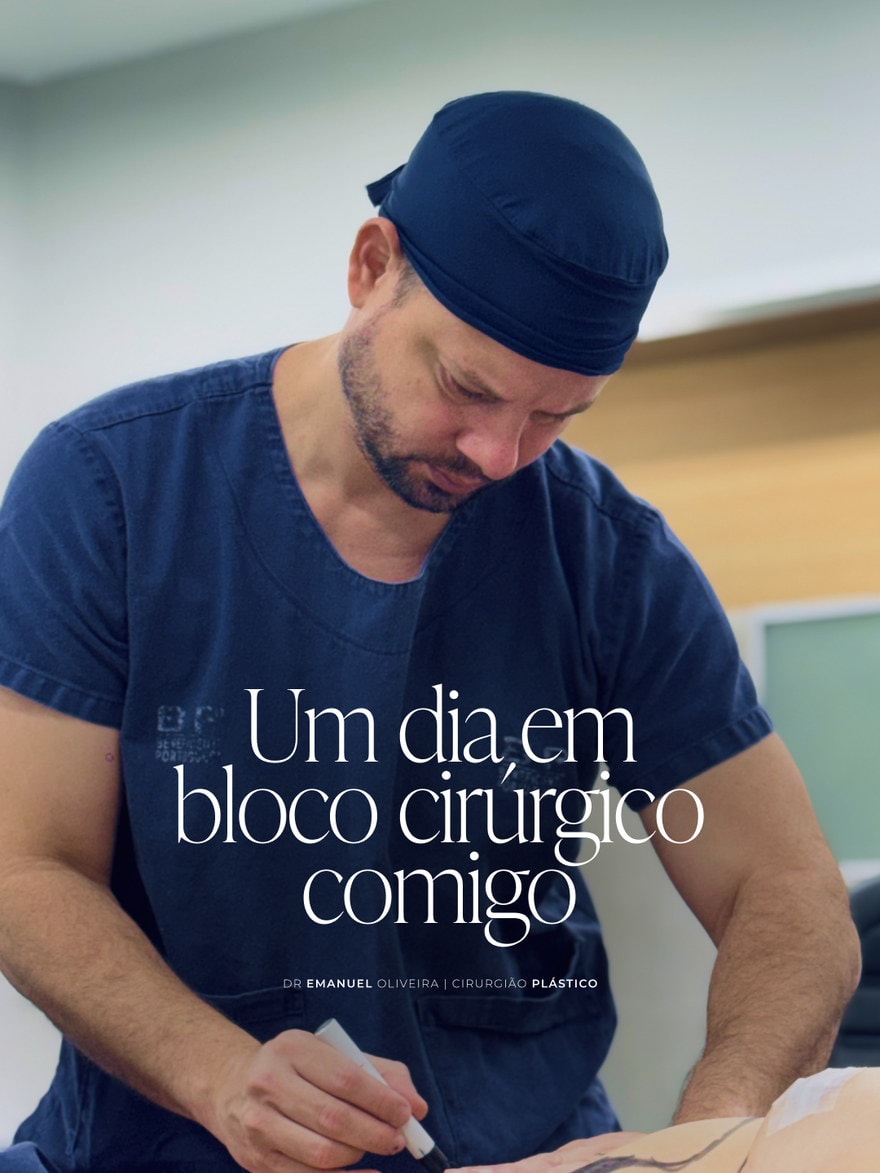 Arte de Instagram produzida pela Milano para Dr. Emanuel Oliveira